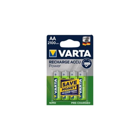 Varta AA HR6 Rechargeable Batteries 2100mAh - Long-lasting Power for Everyday Use (4 Pack) - 4008496550692